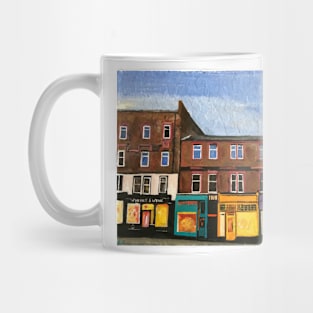 Wintry Shops, Edinburgh Mug